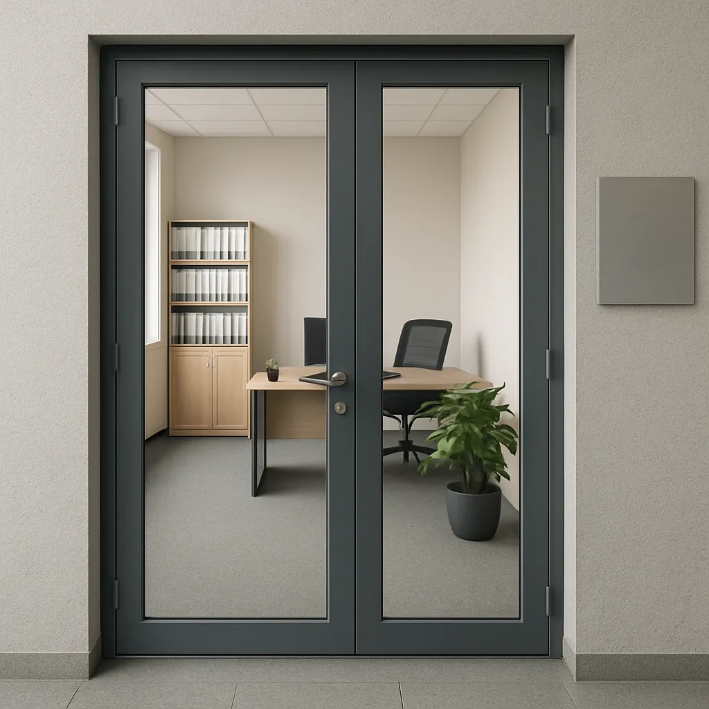 Drzwi do biura montaż i sprzedaż