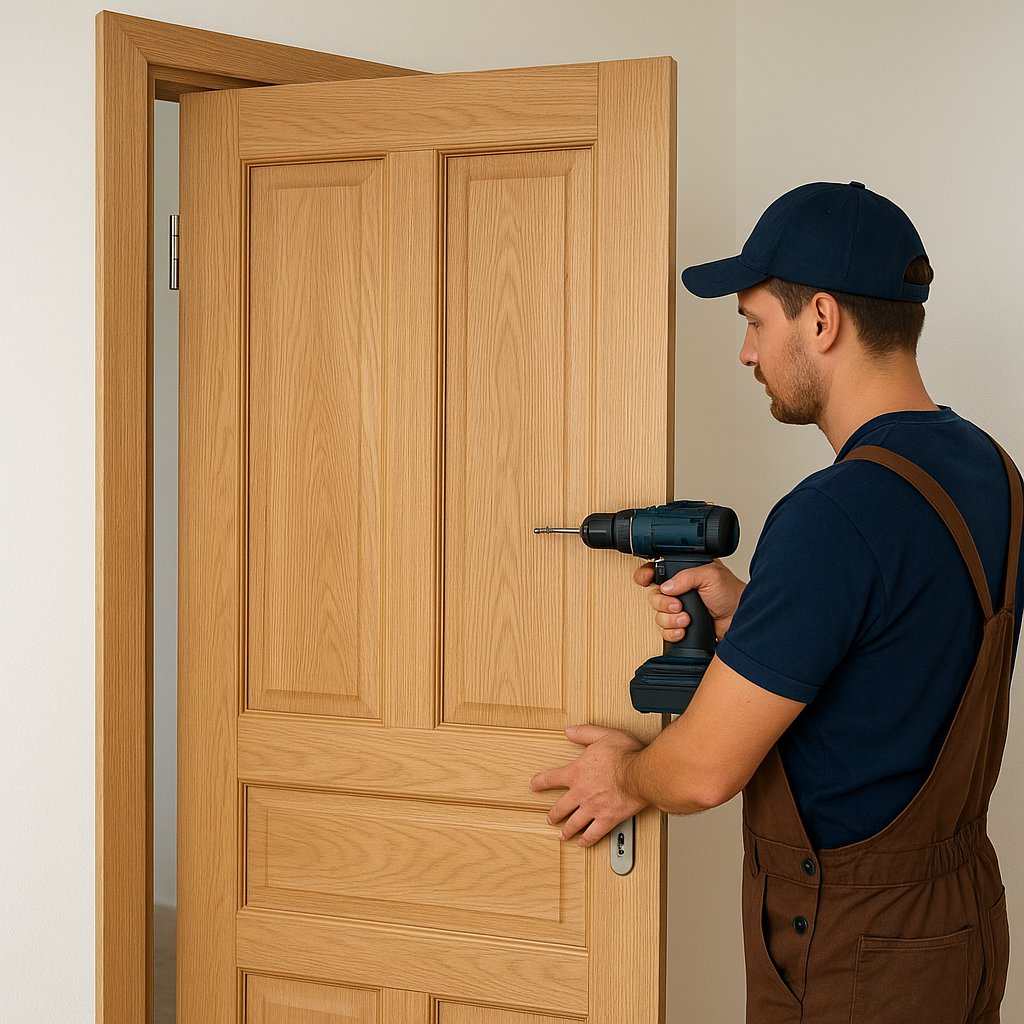 Drzwi drewniane montaż i sprzedaż