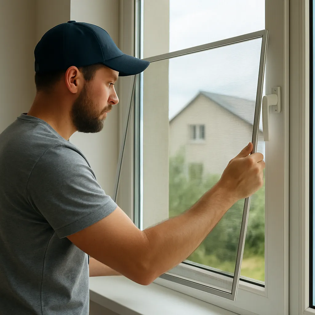 Moskitiery okienne montaż i sprzedaż